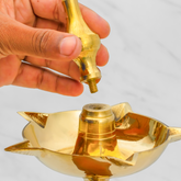 Pure Brass Kashi Samai for Pooja | Latern, Diya for Pooja
